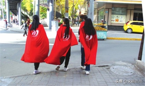 兰州志愿者木塔巷,兰州致敬志愿者