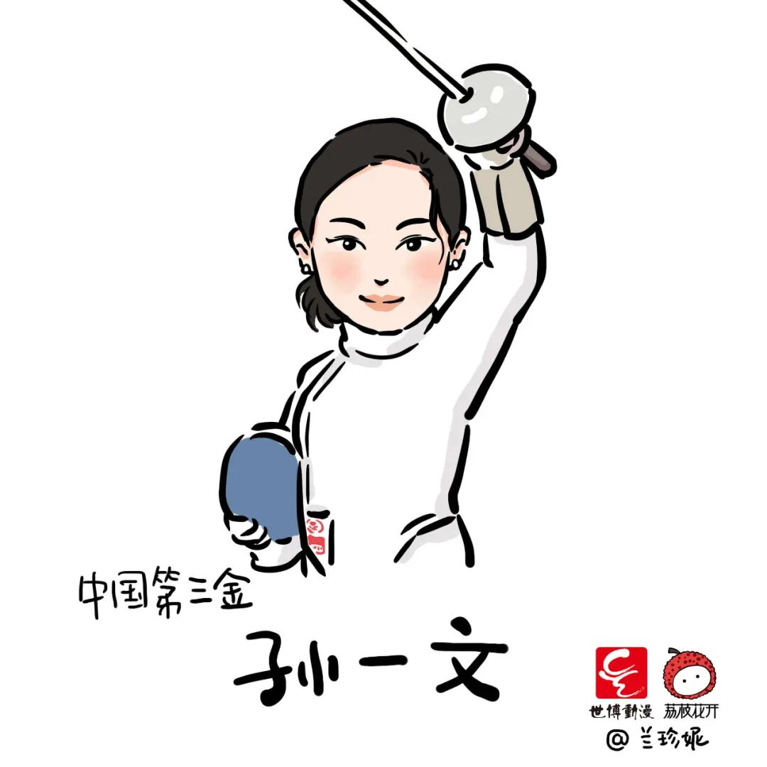 萌翻了手绘34个省级轮廓图,萌翻了姑娘手绘38张奥运冠军漫画