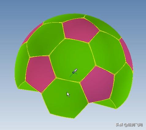 caxa足球画法,caxa建模制作篮球