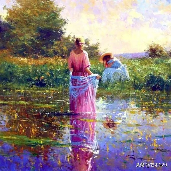 科尔曼油画作品欣赏,卡罗勒斯杜兰油画作品欣赏