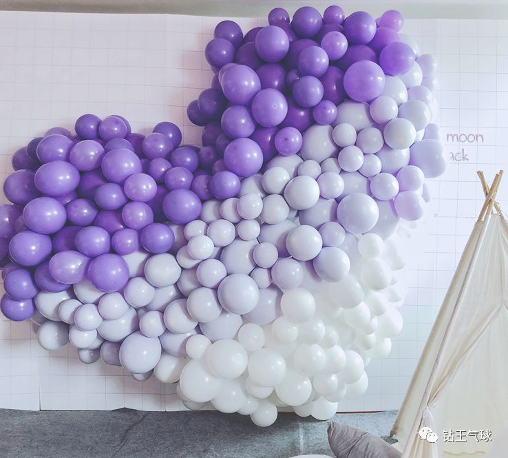 马卡龙气球造型表白,心形马卡龙气球