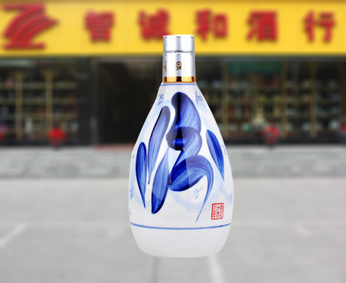 青花汾酒官方账号,青花汾酒骨子里的中国门头
