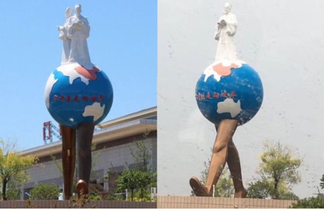 从荆州关公到贵州女神：中国建筑为啥越建越大、越建越土？