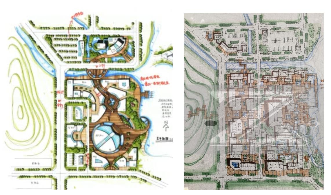 城乡规划考研快题手绘讲解,城乡规划考研快题如何划分功能区