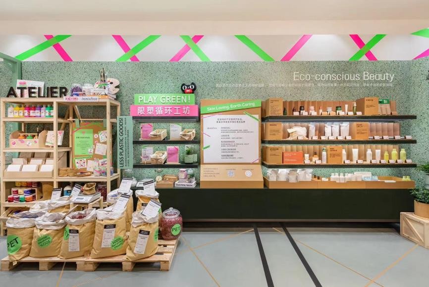 悦诗风吟环球银泰城店,悦诗风吟活动现场