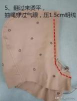 儿童插肩英伦式风衣裁剪图,落肩袖风衣外套的裁剪方法