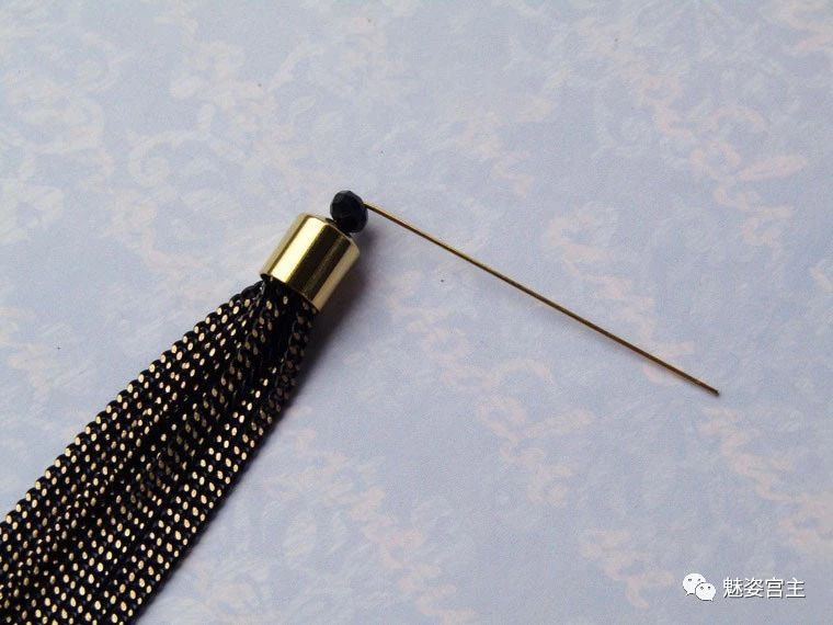 流苏耳环怎么做,流苏耳环做法教学视频