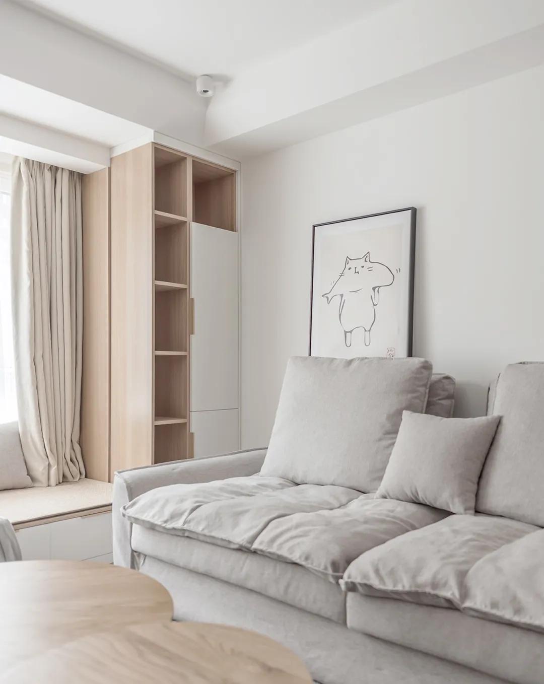 精装房浅改原木风,高级muji风装修