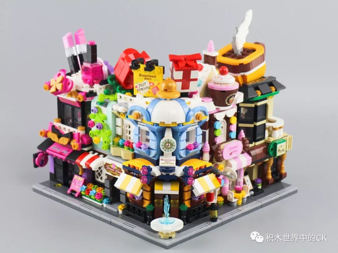 启蒙积木缤纷城市系列七款,启蒙积木街景系列八合一玩具