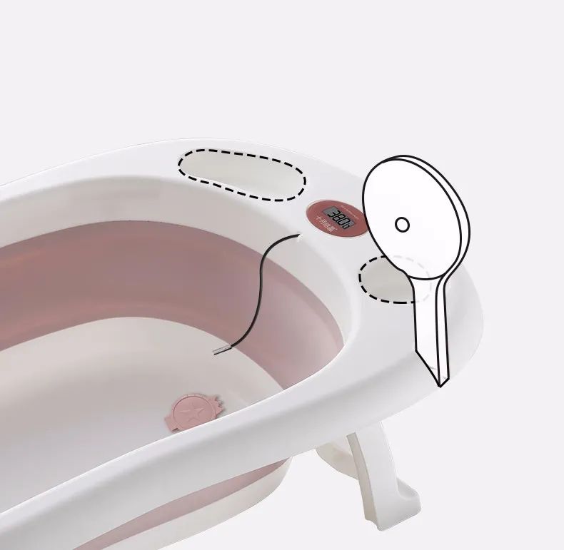 宝宝洗澡一定要买折叠浴盆吗,婴儿折叠浴盆测温计怎么用