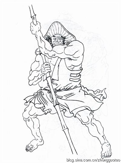 牛牧野水浒扑克,牛牧野水浒人物