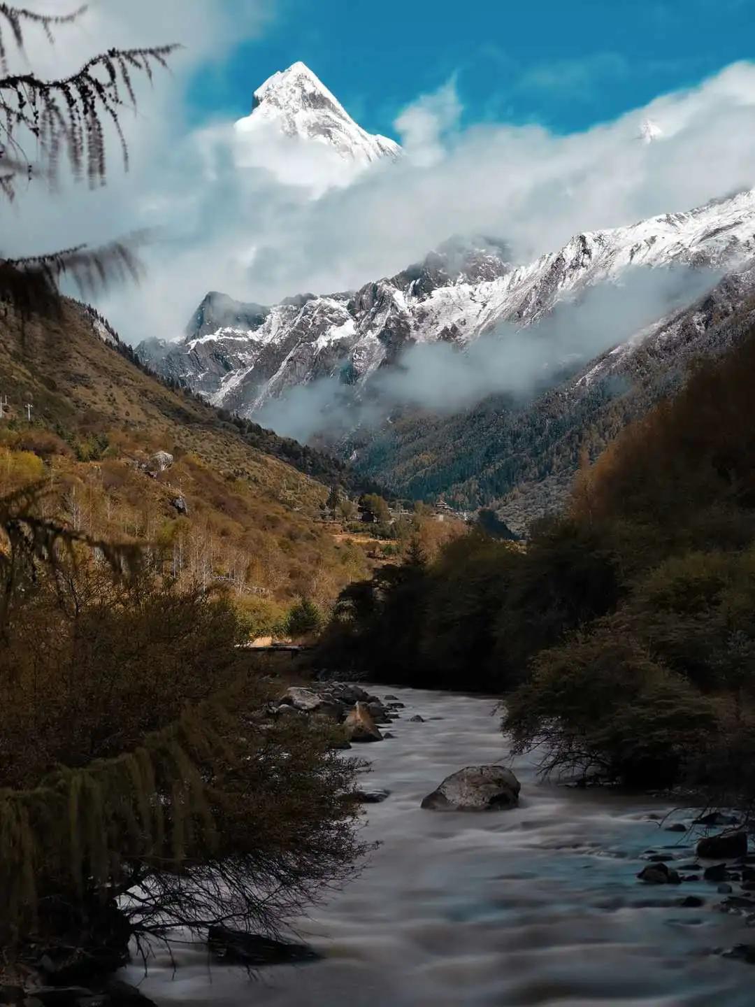 川西泡温泉看雪景,川西12月份最佳雪景泡温泉的地方