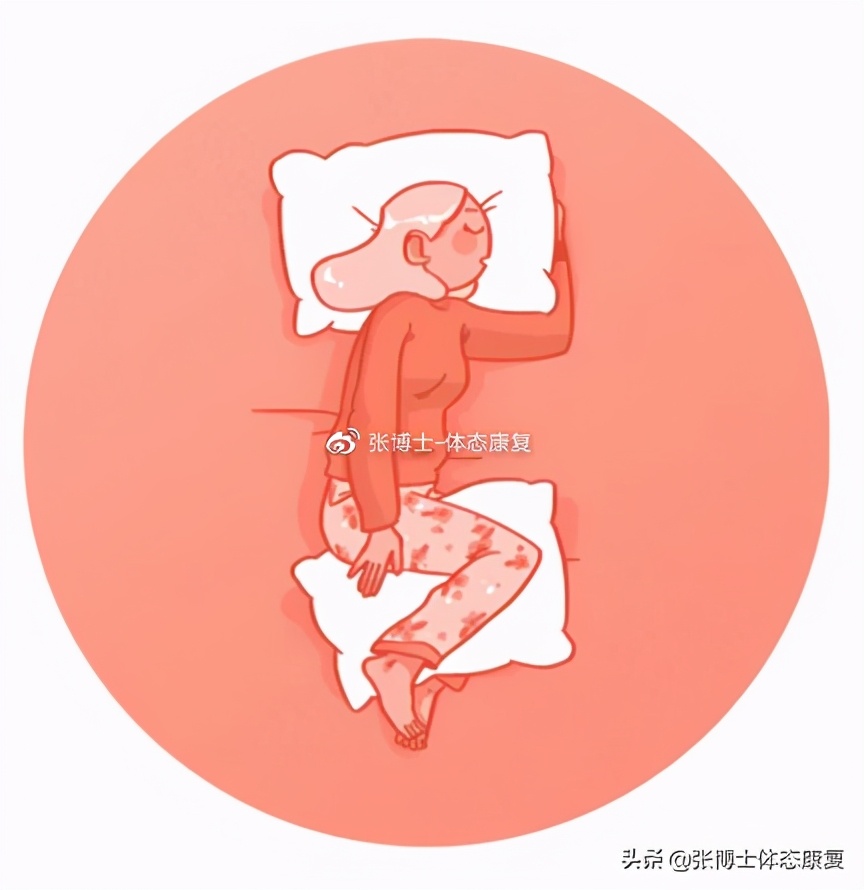 背痛什么睡姿可以缓解,体态纠正头枕