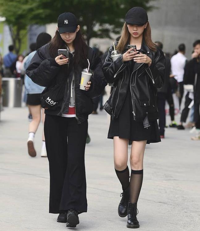 好看的韩国小姐姐穿衣搭配,韩国小姐姐时尚潮流穿搭