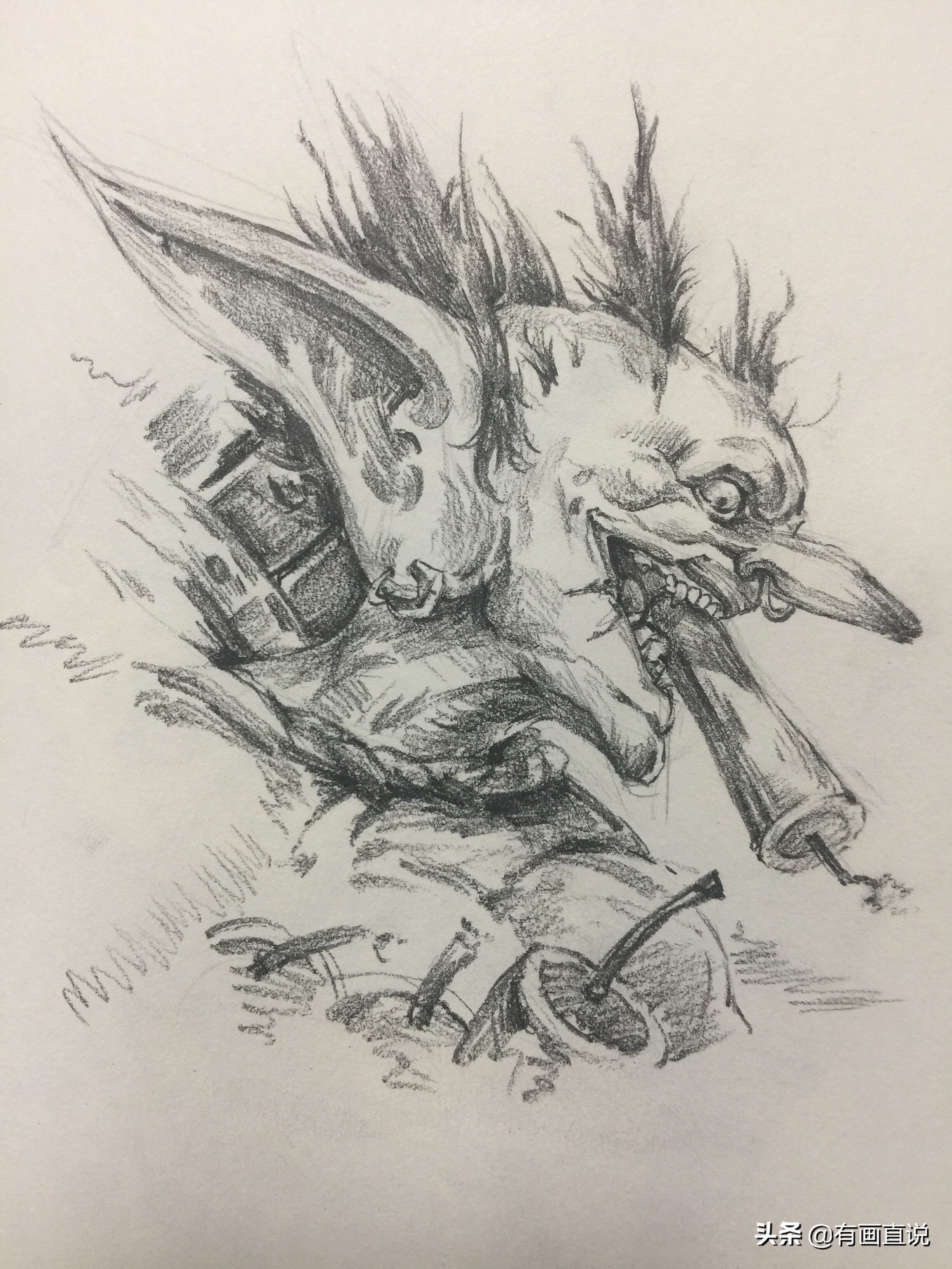 创意素描图片临摹大全4k,零基础简单素描画临摹