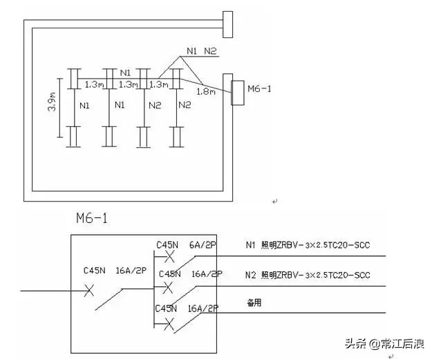 电气施工图wc表示什么,建筑电气图纸符号ahd代表什么