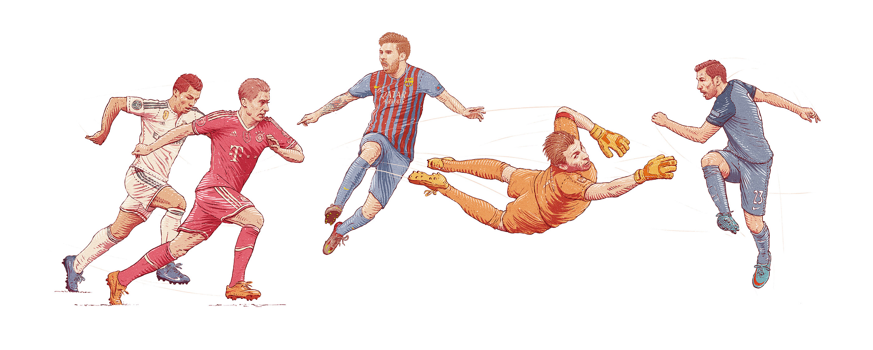 超写实足球手绘,手绘足球运动