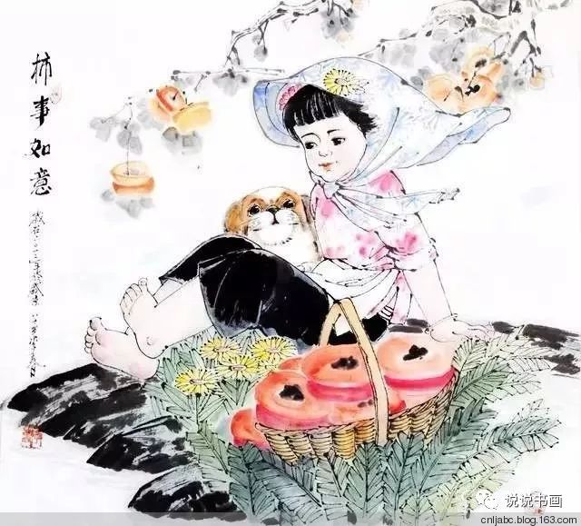 中国儿童国画杰作,国画小儿童