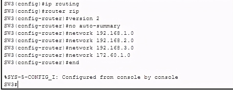 Cisco三层交换机正常配置命令参考，分享给个别需要的盆友