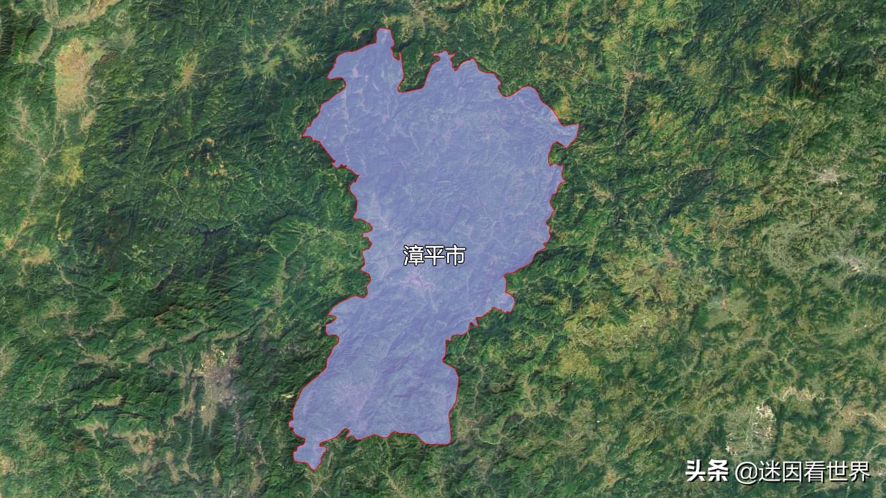 9张地形图，快速了解福建省龙岩市的7个市辖区县市