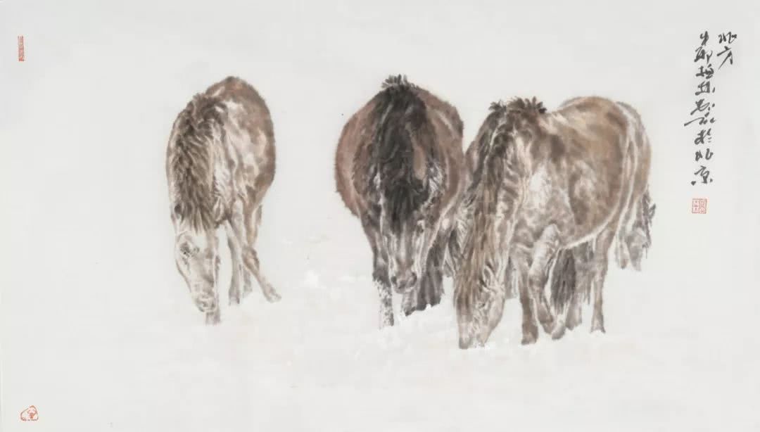 郑柏林人物画欣赏,郑柏林国画作品