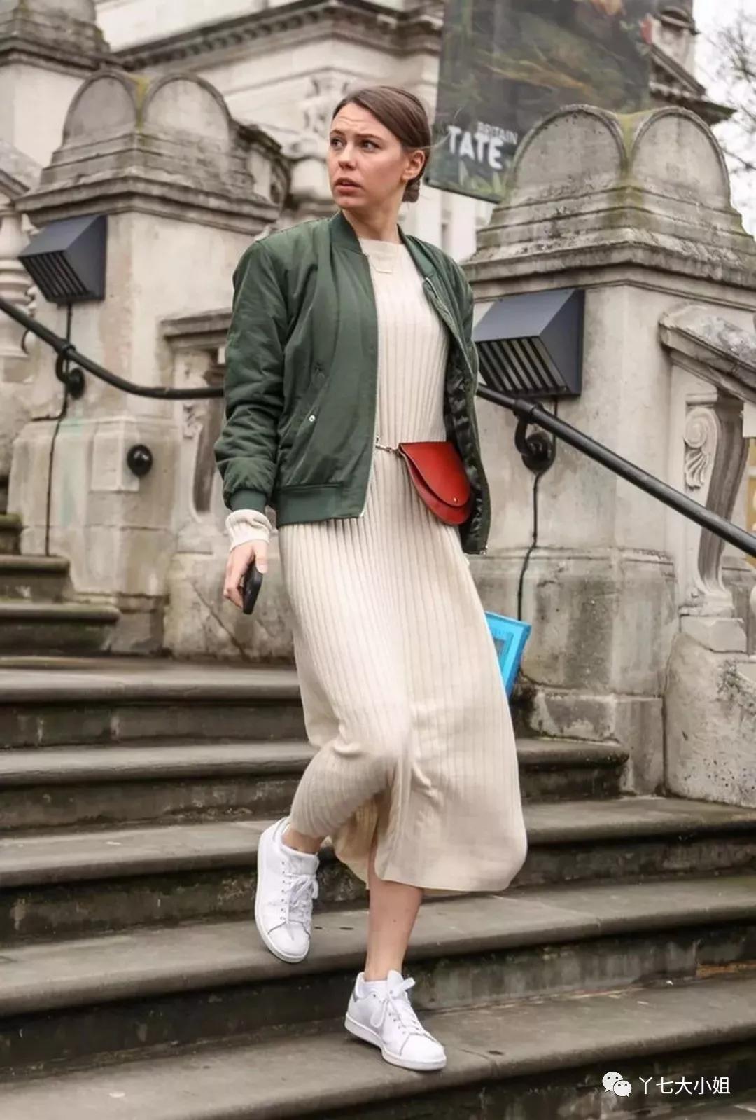 针织裙可以让你大方又得体,针织裙冬款气质减龄洋气