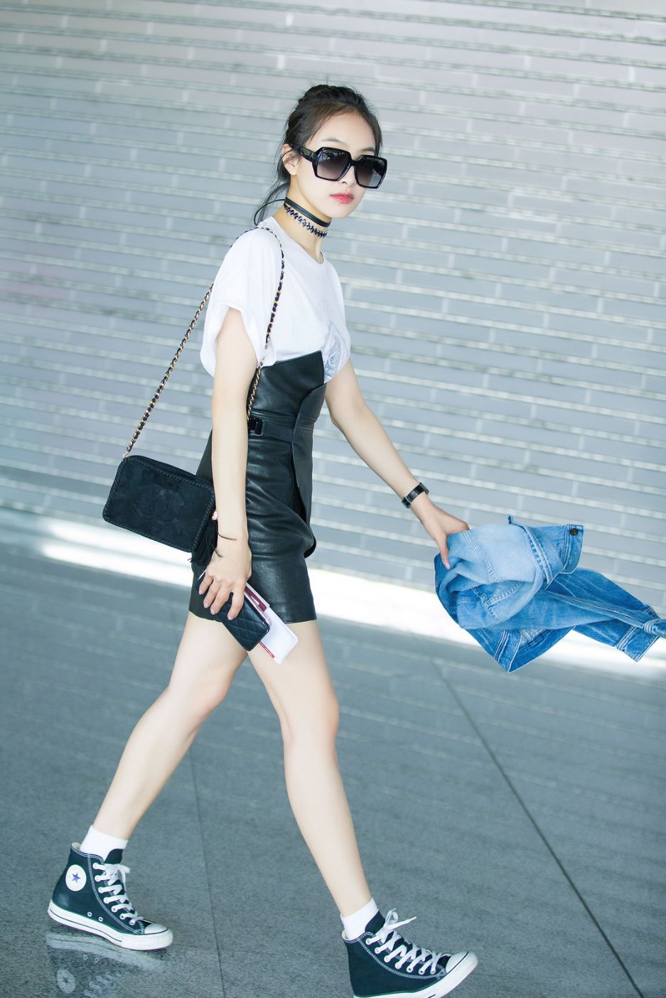 特别显腿长的匡威穿搭,腿短腿粗怎么穿匡威