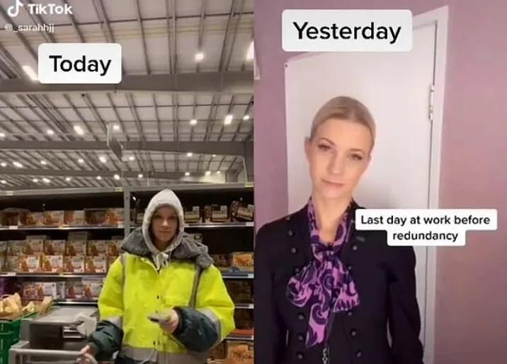 空姐失业后去超市打工，一条抖音视频火了！这是现在最好的活法？