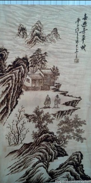 烙画作品大全集,烙画精品100幅