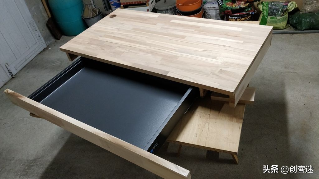 一体式机箱水冷电脑桌教程,国外自制水冷电脑桌