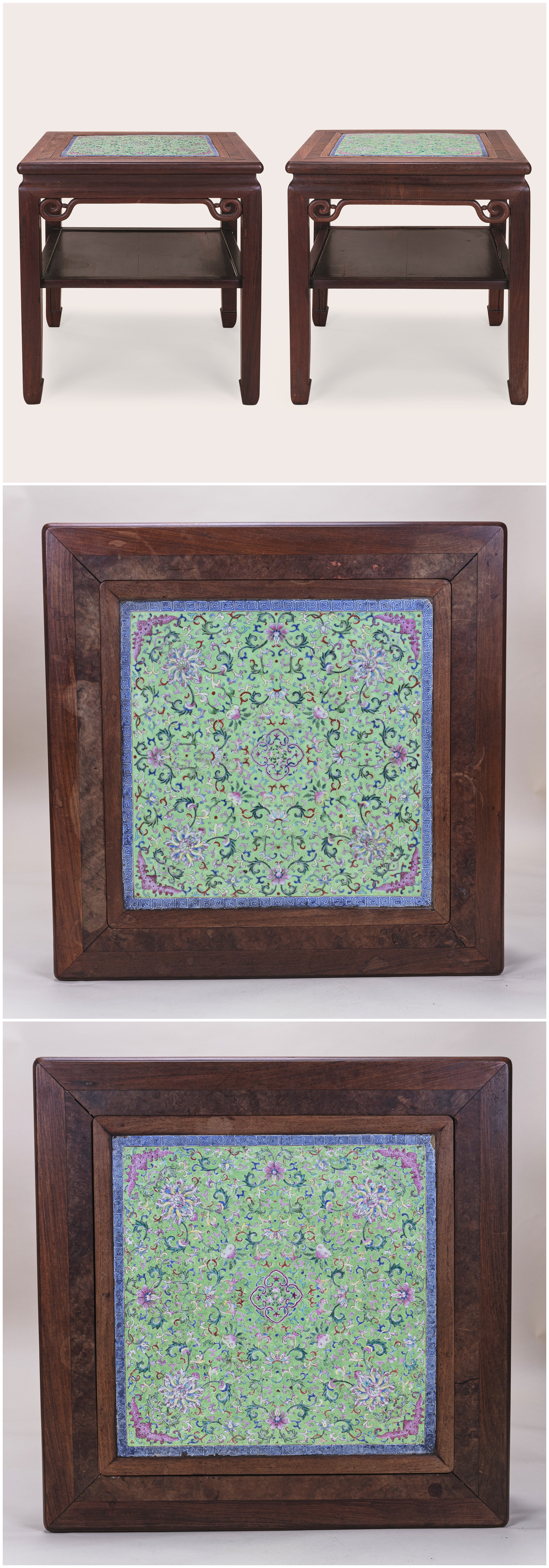 仿清民国粉彩大花瓶插花,乾隆粉彩百鹿尊插花