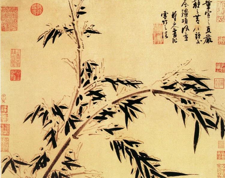 大师画竹里馆,大师画竹欣赏
