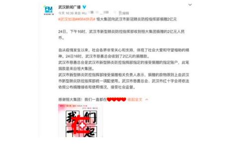 恒大许家印一共捐资多少,南方都市报许家印慈善家