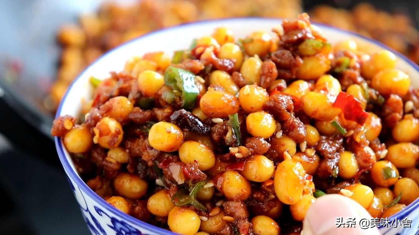 香辣黄豆辣椒酱的做法,黄豆辣椒酱家常做法简单好吃