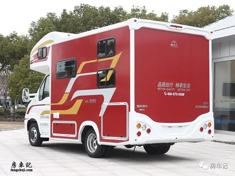 隆翠凯歌双拓展房车,隆翠房车凯歌c620中国红