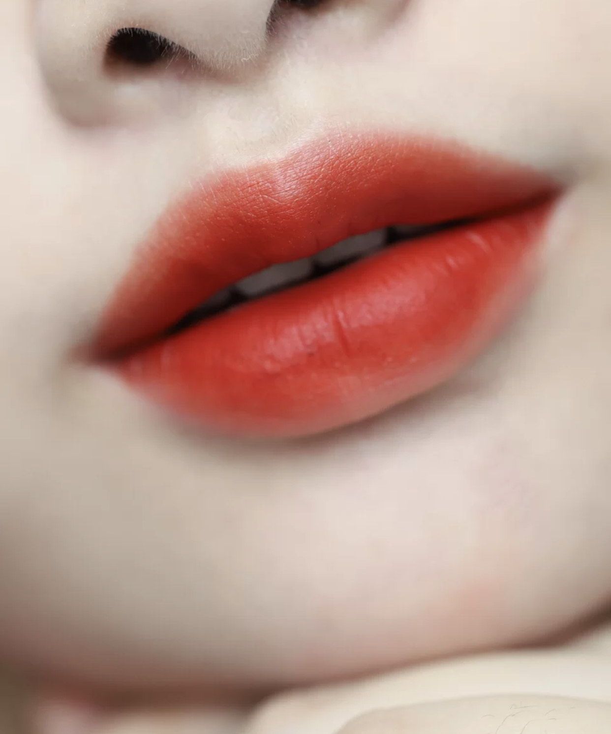 大牌口红阿玛尼321,番茄色大牌