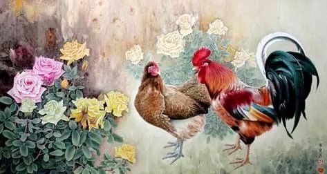 现代工笔重彩人物画,当代工笔重彩人物画