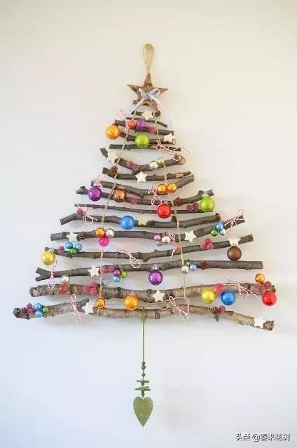 圣诞树是圣诞节的必备装饰,圣诞节最简单装饰
