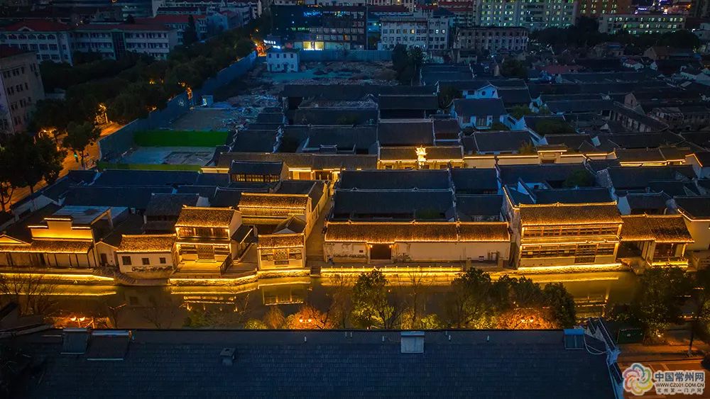 常州青果巷浏览图,青果巷常州夜景