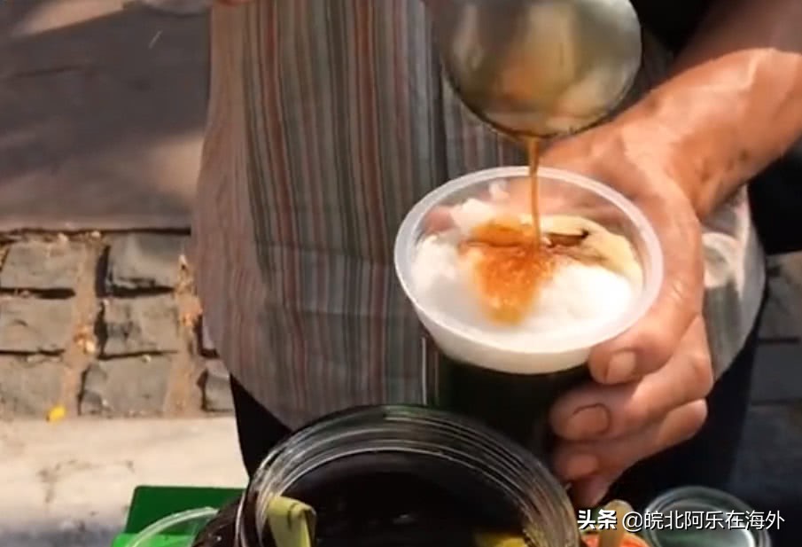 印尼街边美食合集,印尼烧仙草