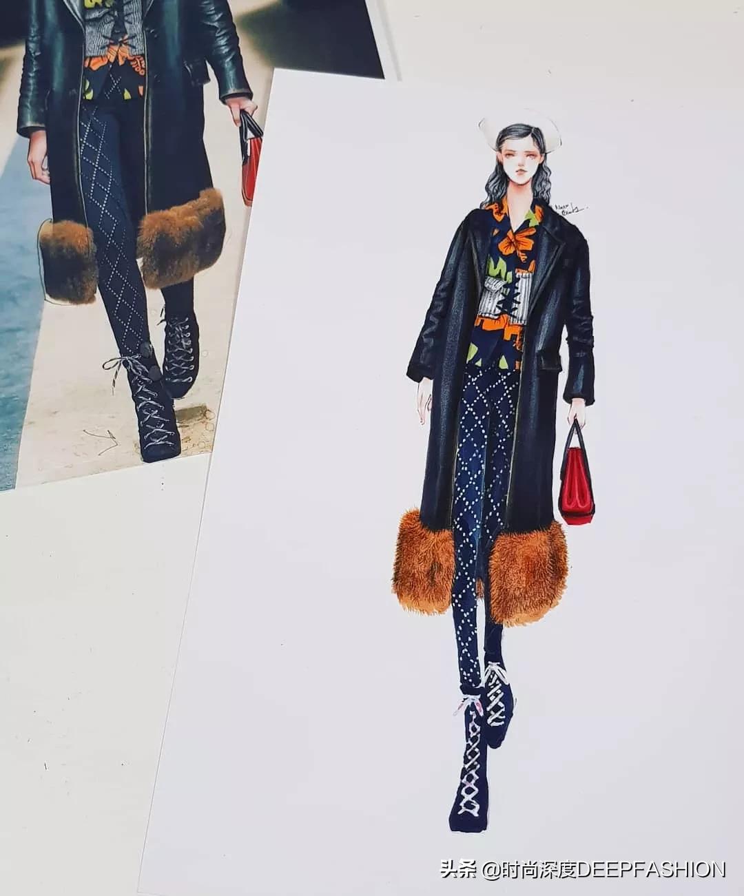 服装设计图三张,服装设计系列效果图