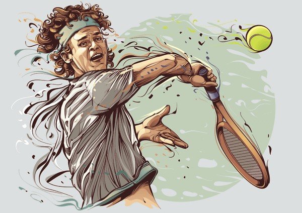 nba球星插画绘画,波普艺术人物肖像插画图