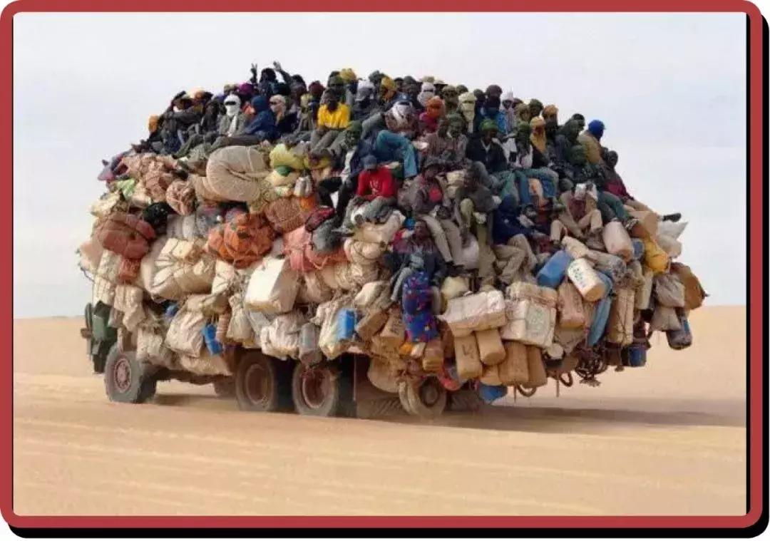 非洲黑叔叔的人体物流有多猛?