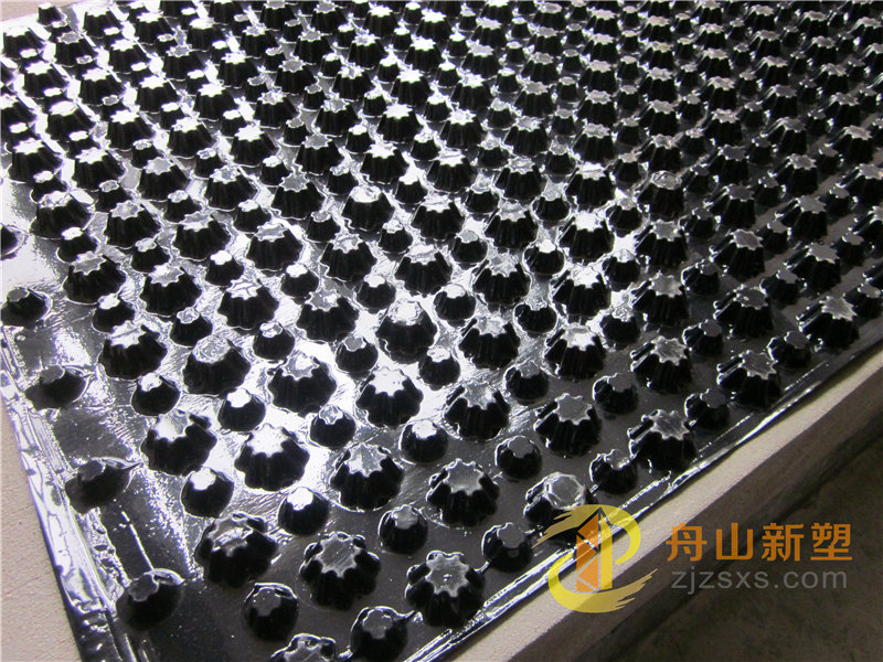 地下室顶板塑料排水板,地库顶板pvc排水板