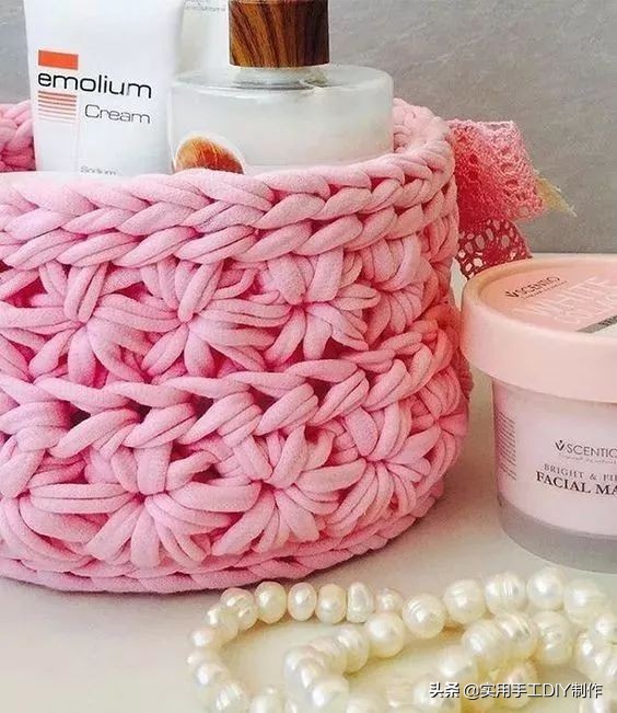 手工用绳子编织篮子简单又好看,怎样手工编篮子