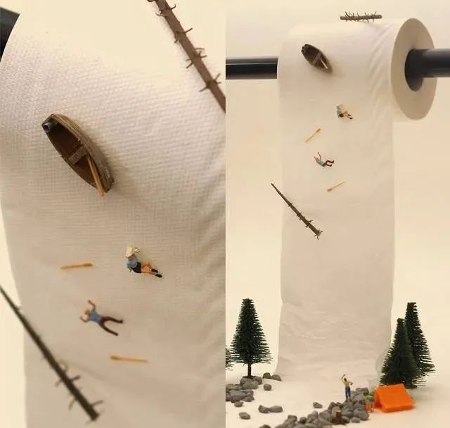 这个日本人，把奥运场地做成一个口罩那么大......