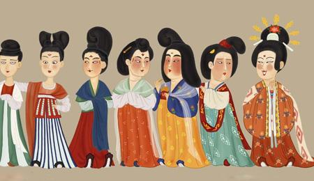 古代常用衣饰,古代各个年代着装