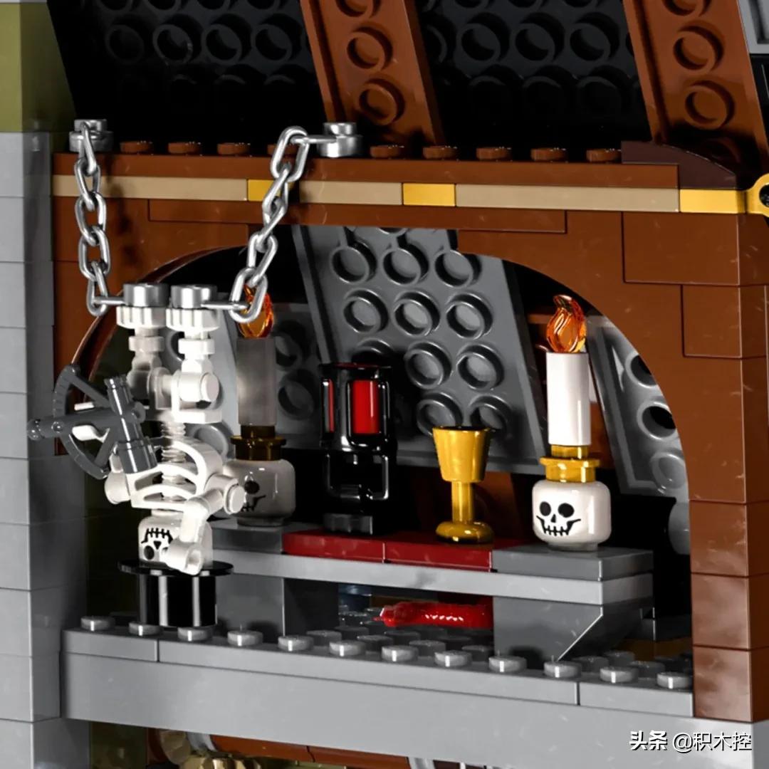 鬼屋乐高积木,幽灵秘境乐高游乐场