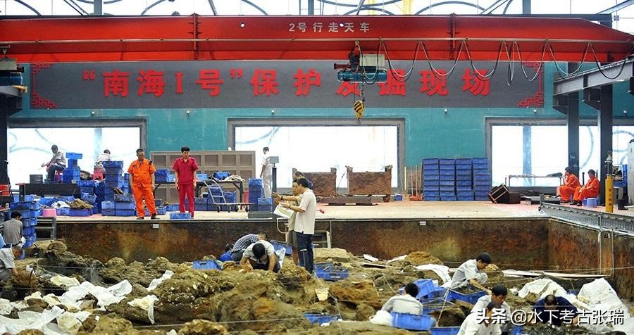 南海1号水晶宫考古现场,探索发现南海1号水下考古