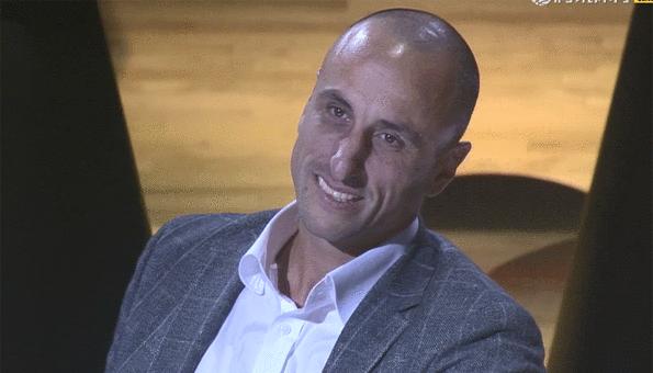 马努吉诺比利退役邓肯演讲,马努球衣退役邓肯演讲